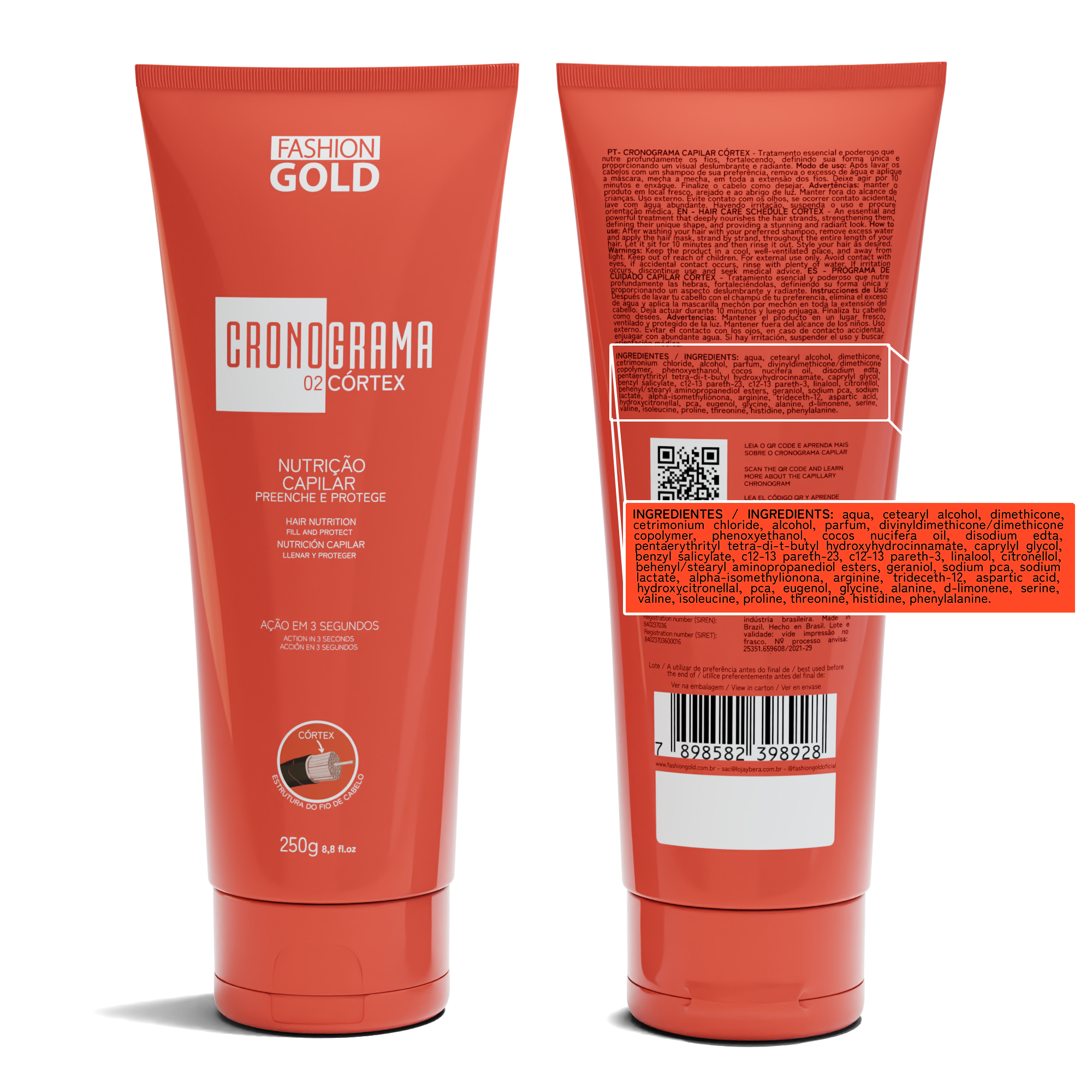 CRONOGRAMA Hair Care System - Fashion Gold