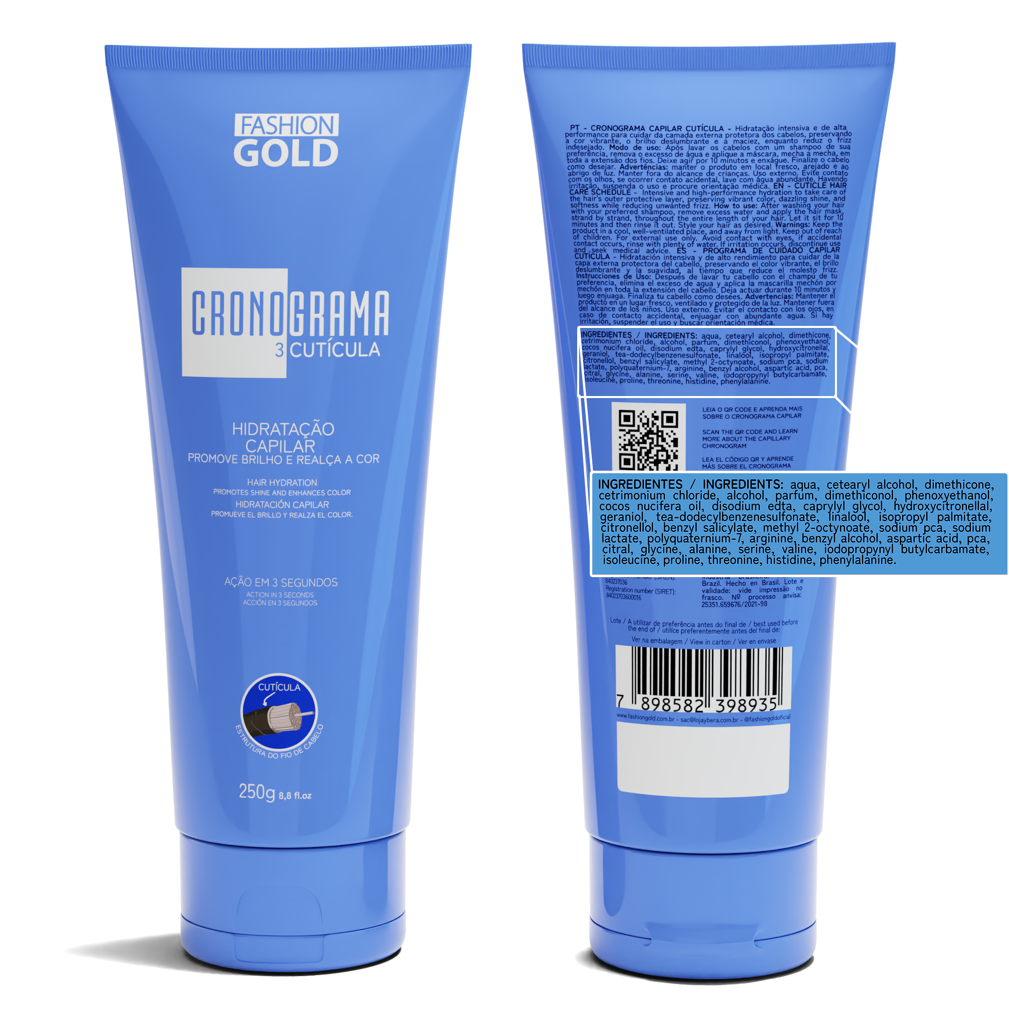CRONOGRAMA Hair Care System - Fashion Gold