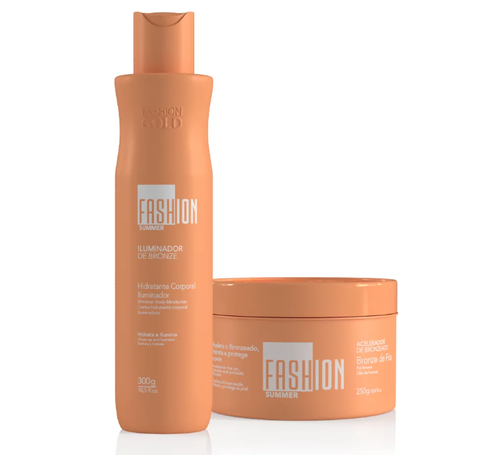 KIT MODA VERANO - Acelerador del bronceado e iluminador corporal