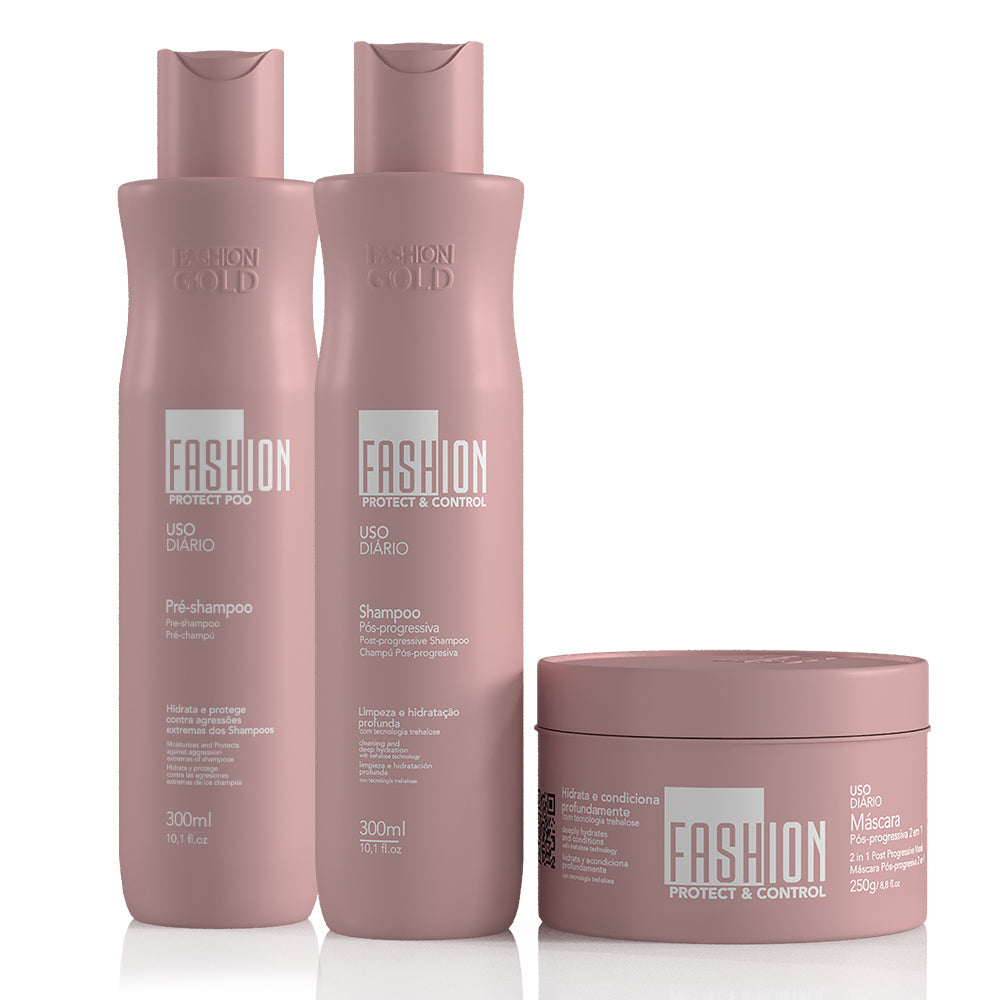 Kit PROTECT &amp; CONTROL Post Progresivo + PROTECT POO - Pre-Champú 300ml/10,1fl oz