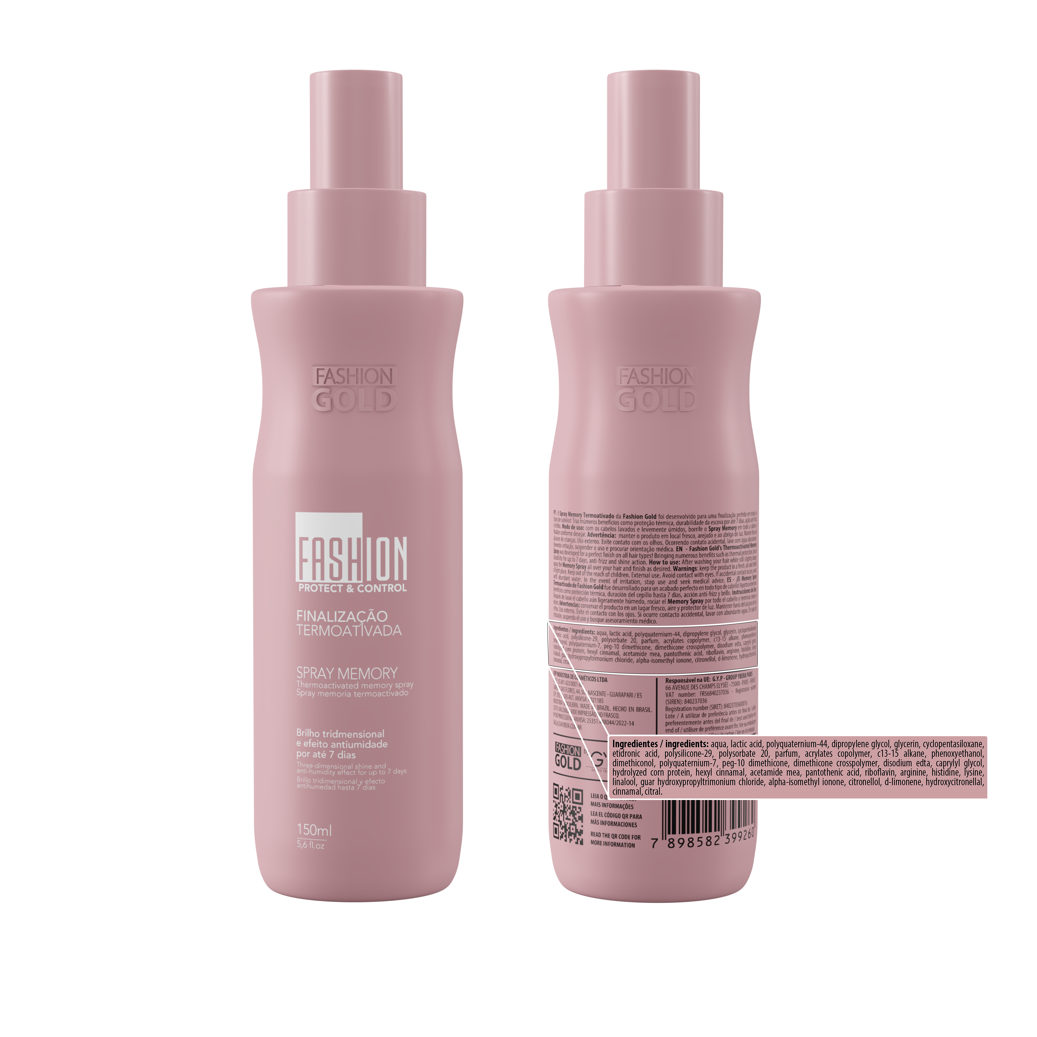 Spray protector y control MEMORIA 150 ml/5,6 fl. oz