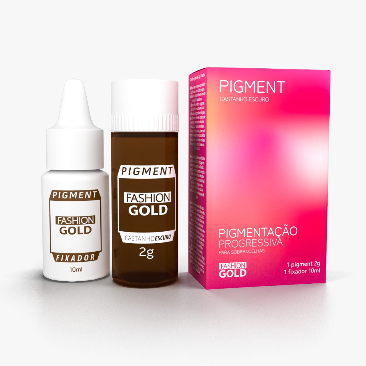 Fashion Gold HENNA para Cejas 2g - Castanho ESCURO (Marrón Oscuro)