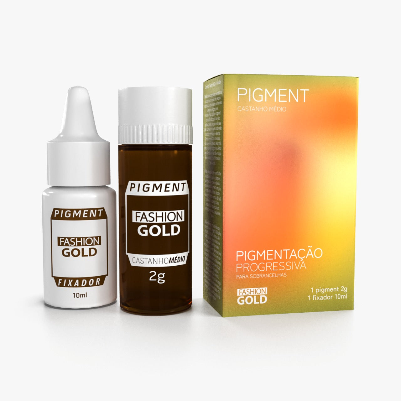 HENNA Fashion Gold para cejas 2 g - Castaño Medio