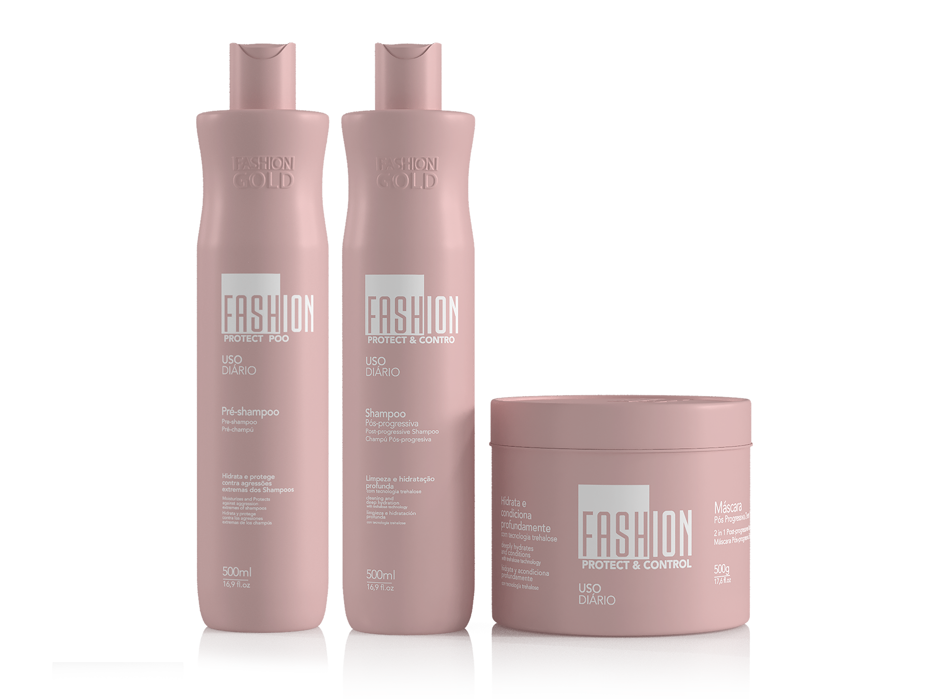 Kit PROTECT &amp; CONTROL Post Progresivo + PROTECT POO - Pre-Champú 500ml/16.9fl oz