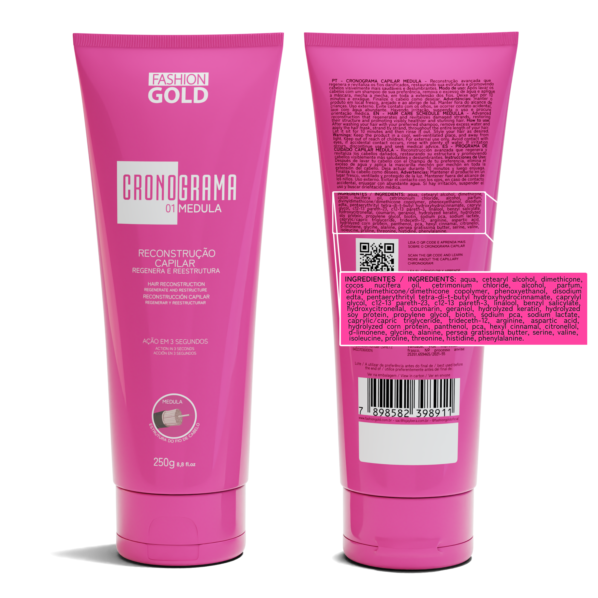 CRONOGRAMA Hair Care System - Fashion Gold